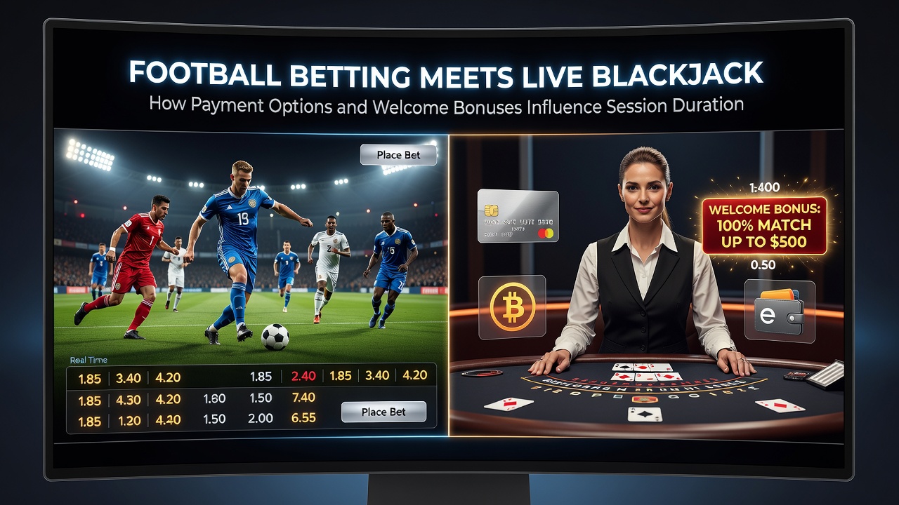 Live-Blackjack und Fußballwetten laufen parallel auf mobilen Geräten mit optimierten Zahlungsabläufen