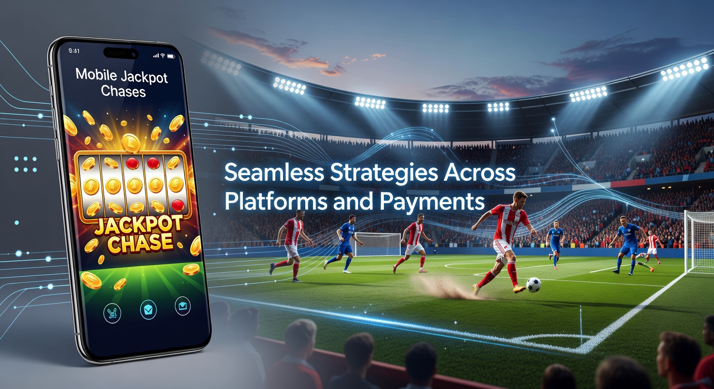 Smartphone mit laufendem Live-Fußball-Match und drehendem Jackpot-Rad im Vordergrund, symbolisiert die Verschmelzung von Sportwetten und Casino-Spielen