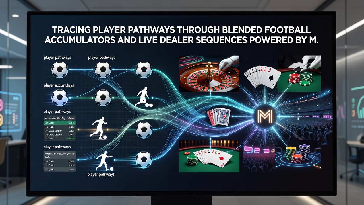 Darstellung mobiler Finanzierungstools die Akkumulator-Wetten mit Live-Dealer-Sequenzen verbinden